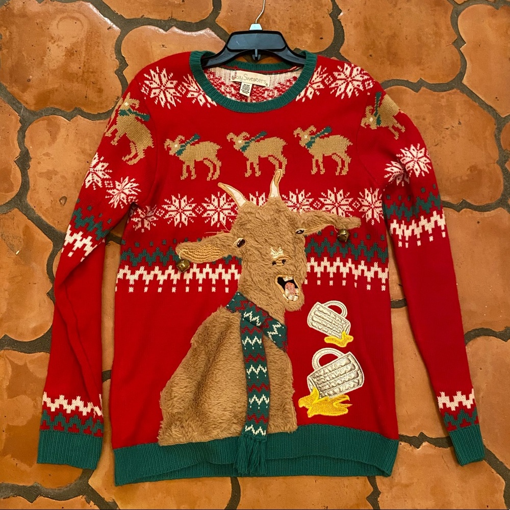 Goat Ugly Christmas Sweater!
